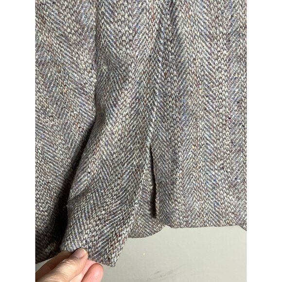 Levis Brown Tweed Sport Coat Blazer Wool Vintage Jacket Mens M-L - Picture 7 of 7